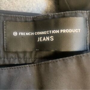 French Connection Mens Black Cargo Pants Size 36 x 33
